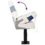 Set de asientos plegables para barco 2 uds con respaldo alto de , Embarcaciones - Ref: Foro24-3284310, Precio: 117,68 €, Desc...
