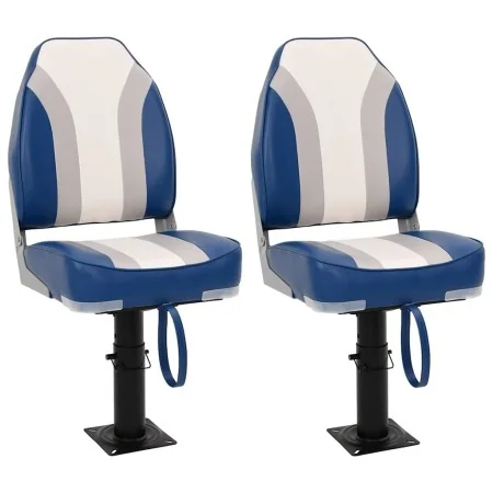 Set de asientos plegables para barco 4 uds con respaldo alto de , Piezas para veleros - Ref: Foro24-3284306, Precio: 233,83 €...