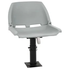 Asientos plegables de barco sin cojín gris 2 uds 48x51x41 cm de , Piezas para veleros - Ref: Foro24-3284274, Precio: 101,89 €...