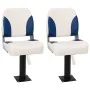 Asientos plegables de barco 4 uds azul y blanco 41x36x48 cm de , Piezas para veleros - Ref: Foro24-3284288, Precio: 170,91 €,...