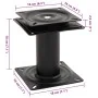 Pedestal de asiento de barco con asiento giratorio 360° acero by , Sailboat parts - Ref: Foro24-3294939, Price: 42,18 €, Disc...