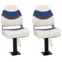 Asientos de barco 2 uds con pedestal giratorio 360° by , Boats - Ref: Foro24-3294979, Price: 228,44 €, Discount: %