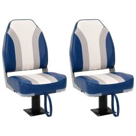Asientos de barco 2 uds con pedestal giratorio 360° by , Boats - Ref: Foro24-3294972, Price: 224,32 €, Discount: %