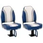 Asientos de barco 2 uds con pedestal giratorio 360° by , Boats - Ref: Foro24-3294972, Price: 224,32 €, Discount: %