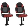 Asientos de barco con pedestal 2 uds altura ajustable 360° by , Boats - Ref: Foro24-3294998, Price: 281,11 €, Discount: %