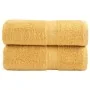 Toallas de invitados SOLUND 2 uds dorado 30x50 cm 600 gsm by , Towels - Ref: Foro24-137278, Price: 12,08 €, Discount: %