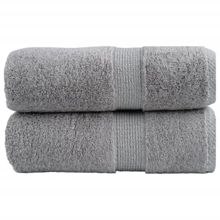 Toallas SOLUND 2 unidades gris 30x30 cm 600 gsm | Foro24.es | Tu tienda online para hogar, jardín y más Foro24.es