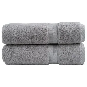 Toallas de ducha SOLUND 2 unidades gris 70x140 cm 600 gsm de , Toallas - Ref: Foro24-137308, Precio: 28,86 €, Descuento: %