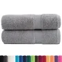 Toallas de ducha SOLUND 2 unidades gris 70x140 cm 600 gsm de , Toallas - Ref: Foro24-137308, Precio: 28,86 €, Descuento: %