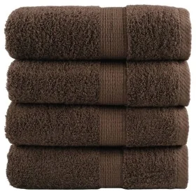 Toallas de invitados SOLUND 4 uds marrón 30x50 cm 600 gsm by , Towels - Ref: Foro24-137231, Price: 15,55 €, Discount: %