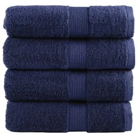 Toallas SOLUND 4 uds azul marino 30x30 cm 600 gsm de , Toallas - Ref: Foro24-137252, Precio: 16,13 €, Descuento: %