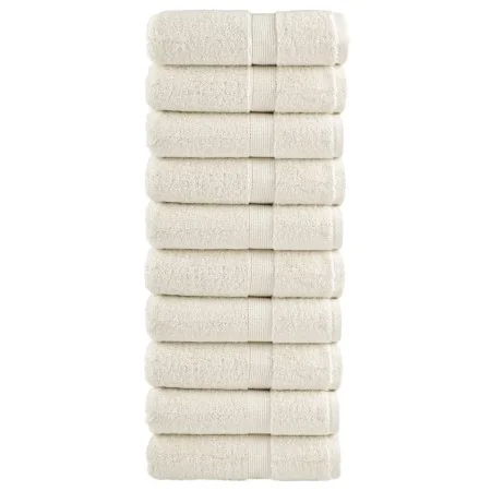 Toallas de invitados SOLUND 10 uds crema 30x50 cm 600 gsm de , Toallas - Ref: Foro24-137472, Precio: 30,41 €, Descuento: %