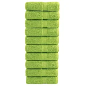 Toallas SOLUND 10 uds verde manzana 30x30 cm 600 gsm de , Toallas - Ref: Foro24-137493, Precio: 22,47 €, Descuento: %