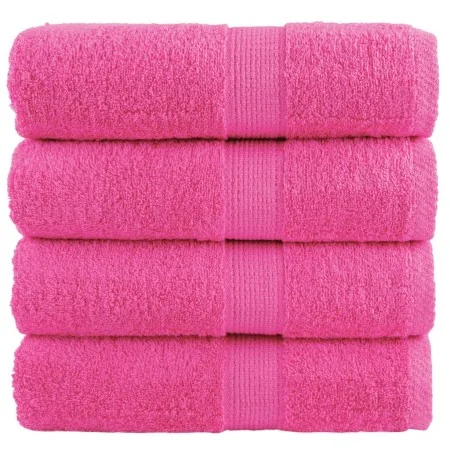 Toallas SOLUND 4 unidades rosa 30x30 cm 600 gsm | Foro24.es | Tu tienda online para hogar, jardín y más Foro24.es