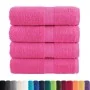 Toallas SOLUND 4 unidades rosa 30x30 cm 600 gsm | Foro24.es | Tu tienda online para hogar, jardín y más Foro24.es