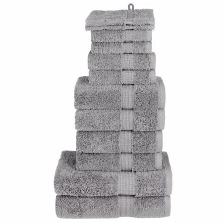 Juego de toallas premium SOLUND 12 unidades gris 600 gsm de , Toallas - Ref: Foro24-137577, Precio: 67,52 €, Descuento: %