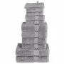 Juego de toallas premium SOLUND 12 unidades gris 600 gsm de , Toallas - Ref: Foro24-137577, Precio: 67,52 €, Descuento: %
