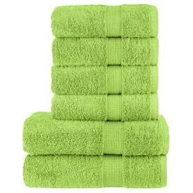 Juego de toallas premium SOLUND 6 uds verde