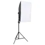 Kit de estudio fotográfico con set de luces, fondo y reflector de , Flashes e iluminaciones de estudio - Ref: Foro24-3094734,...