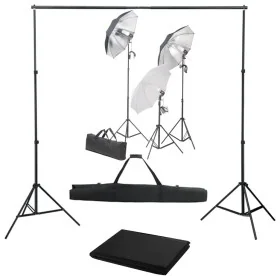 Kit de estudio fotográfico con set de luces y