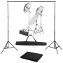 Kit de estudio fotográfico con set de luces y fondo | Foro24.es | Tu tienda online para hogar, jardín y más Foro24.es