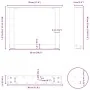Patas de mesa de centro forma U 2uds acero blanco 30x(30-31) cm de , Patas para mesas - Ref: Foro24-4013129, Precio: 43,18 €,...