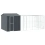 Aviario con extensión acero gris antracita 310x619x247 cm | Foro24.es | Tu tienda online para hogar, jardín y más Foro24.es