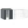 Aviario con extensión acero gris antracita 310x619x247 cm | Foro24.es | Tu tienda online para hogar, jardín y más Foro24.es