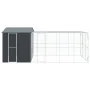 Aviario con extensión acero gris antracita 310x619x247 cm | Foro24.es | Tu tienda online para hogar, jardín y más Foro24.es