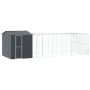 Aviario con extensión acero gris antracita 310x817x247 cm | Foro24.es | Tu tienda online para hogar, jardín y más Foro24.es
