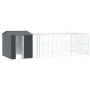 Aviario con extensión acero gris antracita 310x817x247 cm | Foro24.es | Tu tienda online para hogar, jardín y más Foro24.es