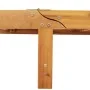 Tumbonas 2 pcs con cojines y ruedas Rojo Madera maciza de Acacia | Foro24.es | Tu tienda online para hogar, jardín y más Foro24.es