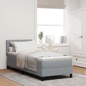 Comprar Cama Box Spring con colchón Gris Claro