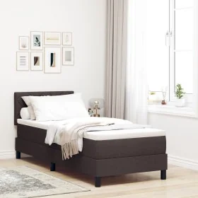 Comprar Cama Con Somier Marrón Oscuro 80x200 cm