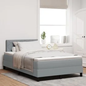 Comprar Cama con Somier y Colchón Gris Claro