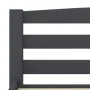 Solid pine wood bed frame dark grey 100x200 cm by vidaXL, Beds and slatted bases - Ref: Foro24-322090, Price: 119,50 €, Disco...