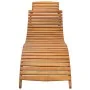 2 sun loungers with solid acacia wood and cushions by vidaXL, Loungers - Ref: Foro24-3077371, Price: 362,19 €, Discount: %