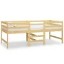 Estructura de cama madera maciza de pino 90x200 cm de vidaXL, Camas y somieres - Ref: Foro24-833095, Precio: 116,73 €, Descue...