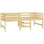 Estructura de cama madera maciza de pino 90x200 cm de vidaXL, Camas y somieres - Ref: Foro24-833095, Precio: 116,73 €, Descue...