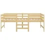 Estructura de cama madera maciza de pino 90x200 cm de vidaXL, Camas y somieres - Ref: Foro24-833095, Precio: 116,73 €, Descue...