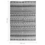 Alfombra de exterior PP negra 190x290 cm de vidaXL, Protectores para exterior - Ref: Foro24-316924, Precio: 56,31 €, Descuent...