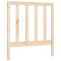 Bed frame with solid wood headboard 90x200 cm by vidaXL, Beds and slatted bases - Ref: Foro24-3193776, Price: 89,49 €, Discou...