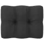 10-piece garden furniture set with black pine wood cushions by vidaXL, Garden sets - Ref: Foro24-3076973, Price: 1,00 €, Disc...