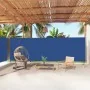Blaue einziehbare Seitenmarkise 200x1000 cm von vidaXL, Sonnenschirme - Ref: Foro24-318046, Preis: 157,23 €, Rabatt: %