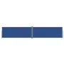 Blaue einziehbare Seitenmarkise 200x1000 cm von vidaXL, Sonnenschirme - Ref: Foro24-318046, Preis: 157,23 €, Rabatt: %