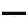 Black retractable side awning 200x1200 cm by vidaXL, Umbrellas - Ref: Foro24-318078, Price: 133,34 €, Discount: %