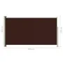 Retractable brown garden side awning 170x300 cm by vidaXL, Umbrellas - Ref: Foro24-317891, Price: 76,36 €, Discount: %
