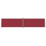 Red retractable side awning 220x1000 cm by vidaXL, Umbrellas - Ref: Foro24-318053, Price: 128,85 €, Discount: %