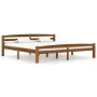 Estructura de cama madera maciza pino marrón miel 180x200 cm de vidaXL, Camas y somieres - Ref: Foro24-322080, Precio: 184,57...