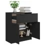 Schwarzes Sperrholz-Sideboard 60x30x70 cm von vidaXL, Sideboards - Ref: Foro24-811089, Preis: 90,05 €, Rabatt: %